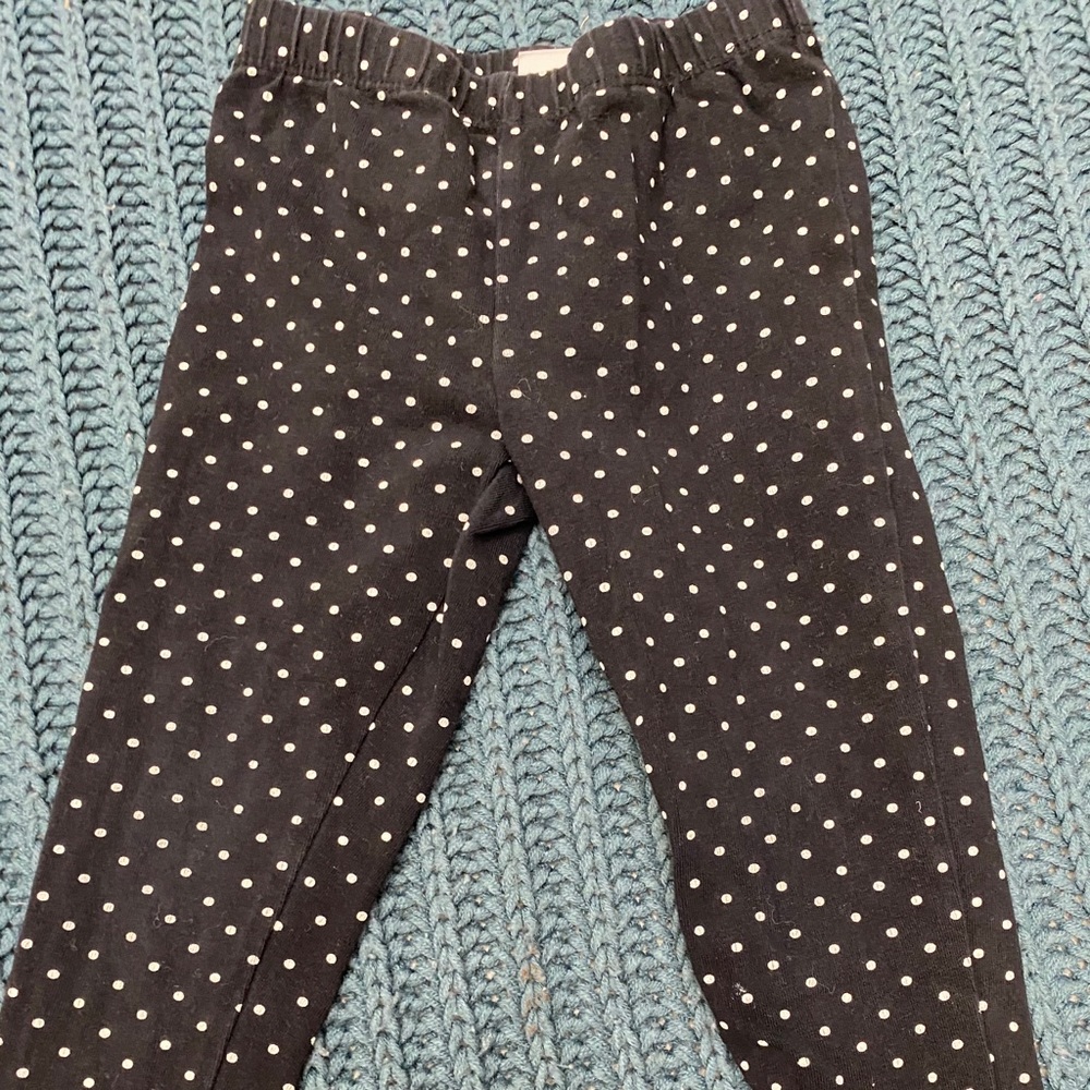 girls leggings polka dot
